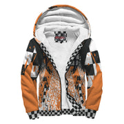 Custom Racing Sherpa Jacket Orange