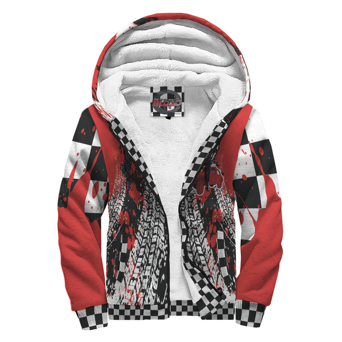 Demolition Derby Sherpa Jacket Red