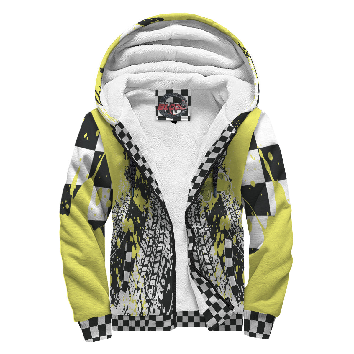 Demolition Derby Sherpa Jacket Yellow