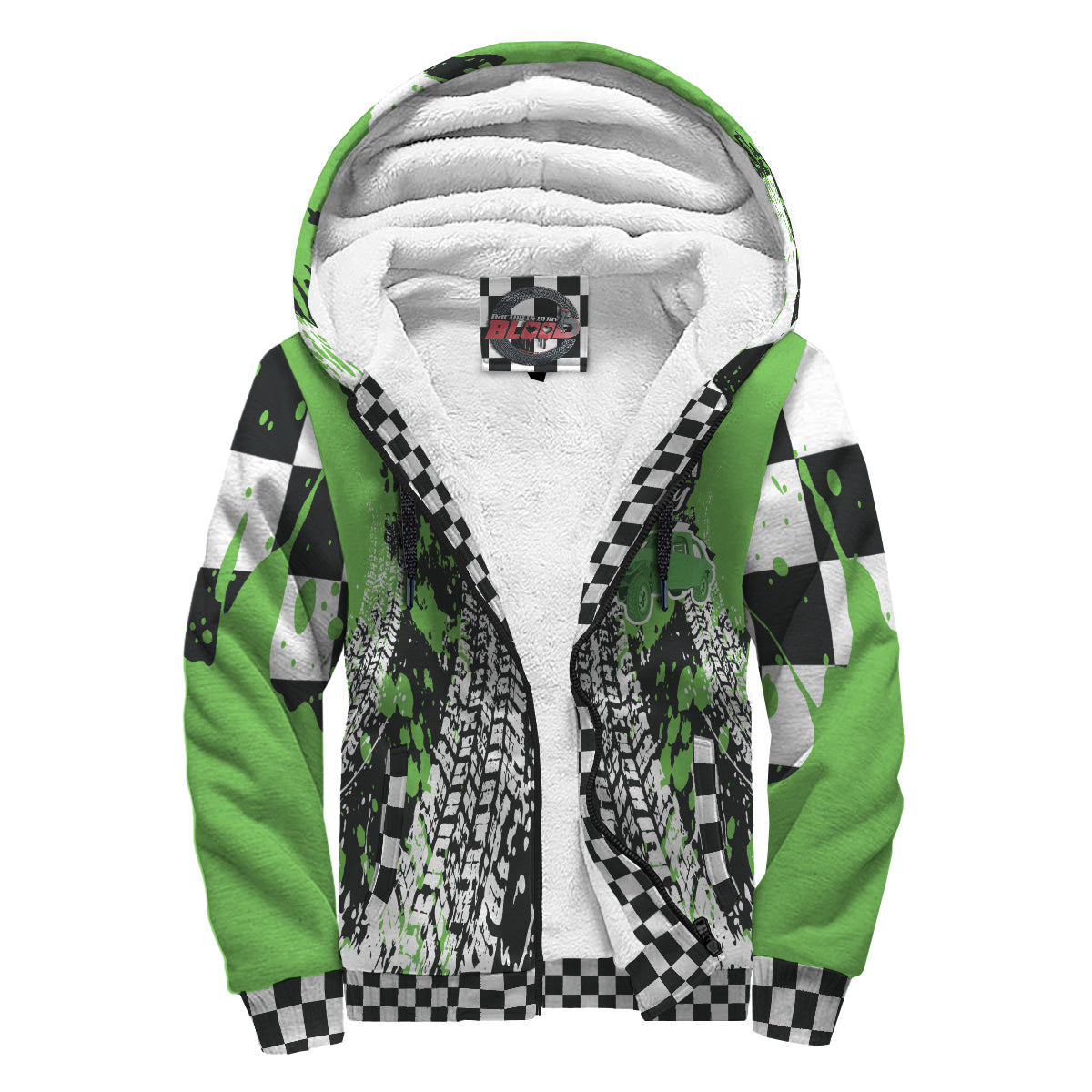 Demolition Derby Sherpa Jacket Green