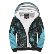 Motocross Sherpa Jacket Carolina Blue