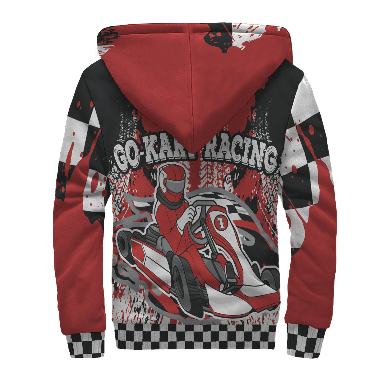 Custom Go-Kart Racing Sherpa Jacket