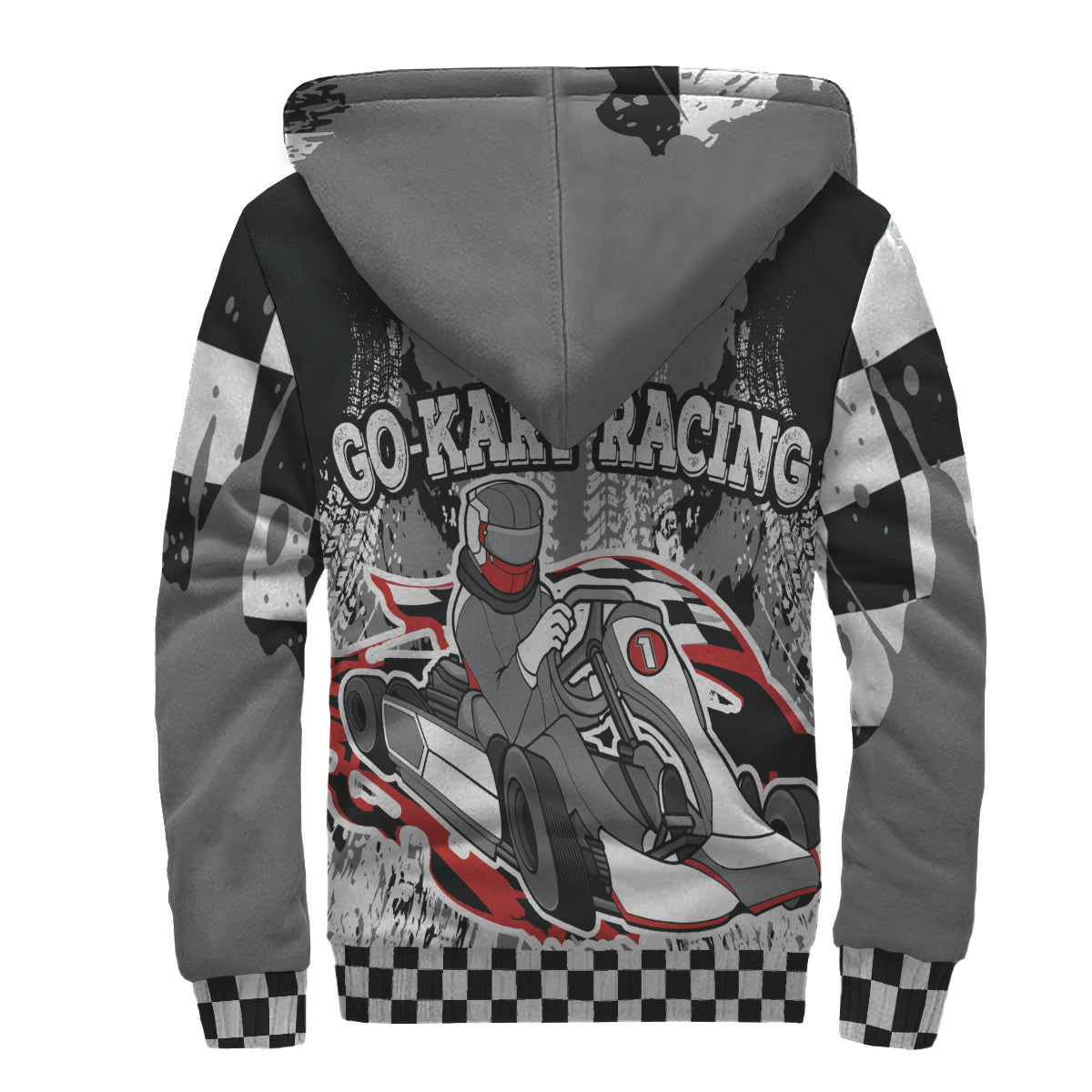 Custom Go-Kart Racing Sherpa Jacket