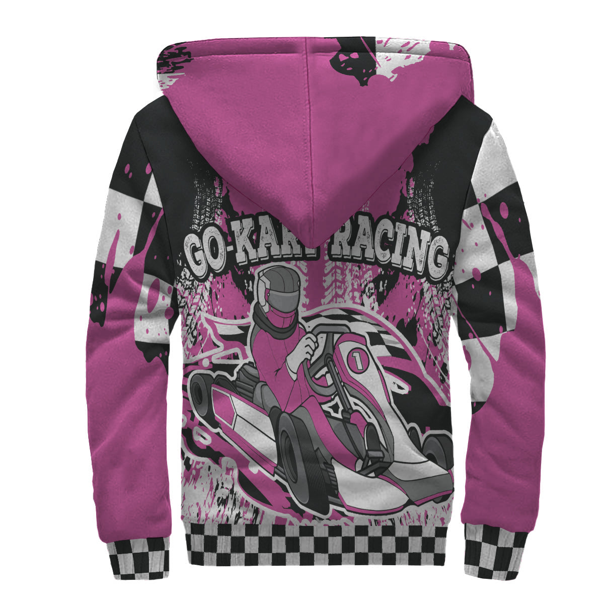 Custom Go-Kart Racing Sherpa Jacket
