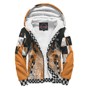 Custom Go-Kart Racing Sherpa Jacket Orange