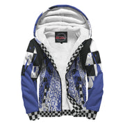 Custom Sprint Car Racing Sherpa Jacket Blue