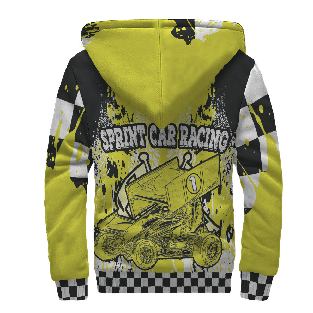 Custom Sprint Car Racing Sherpa Jacket
