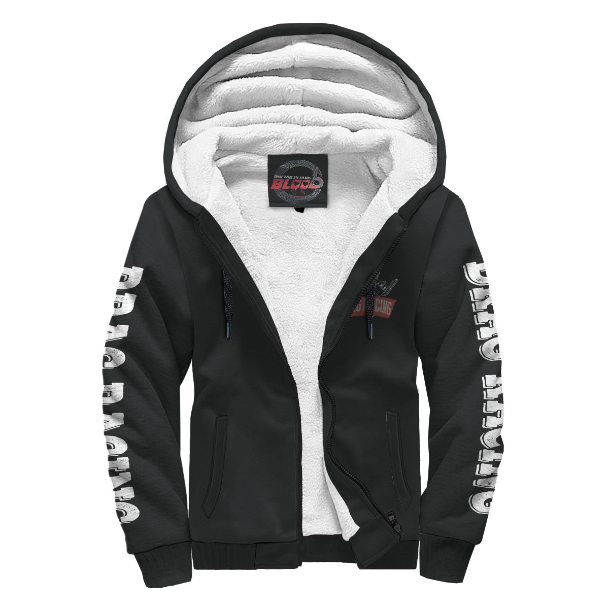 Whoever Said Money Can't Buy Happiness Drag Racing Sherpa Jacket