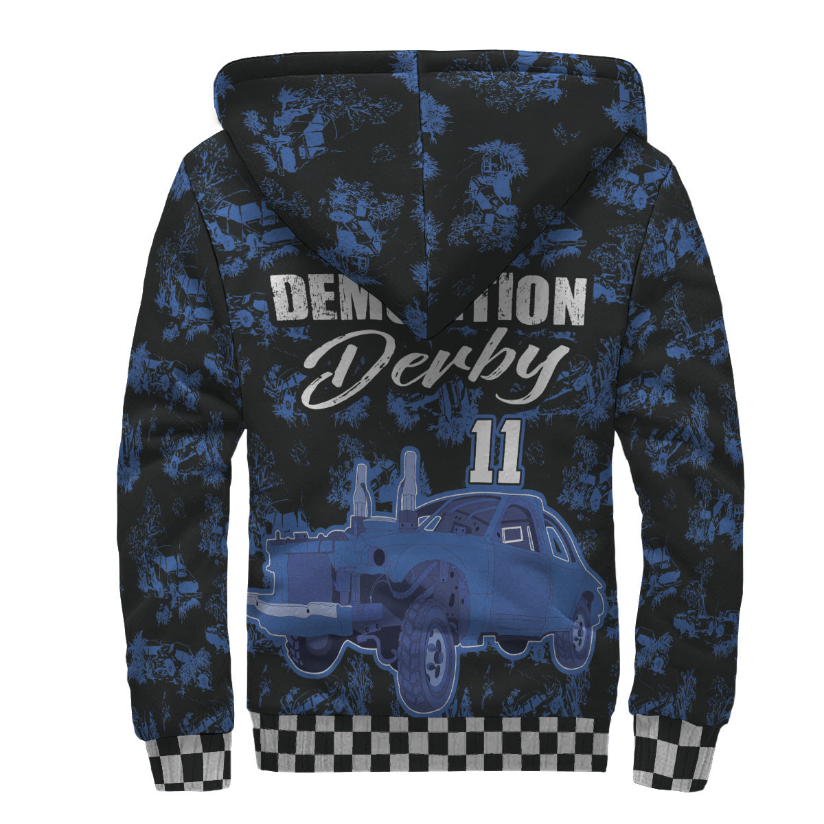 Custom Demolition Derby Sherpa Jacket