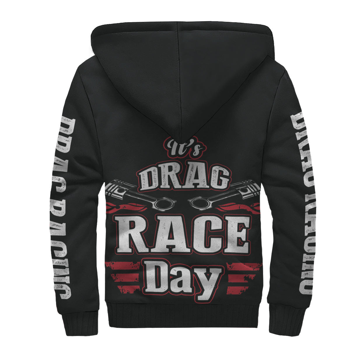 Drag racing sherpa jacket