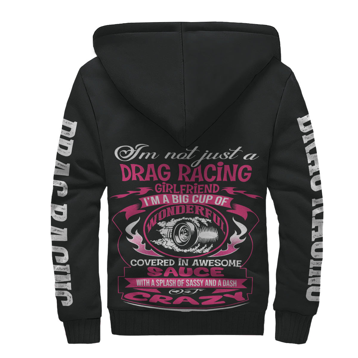 Drag racing sherpa jacket