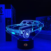 69 Chevy Nova 3D Led Lamp
