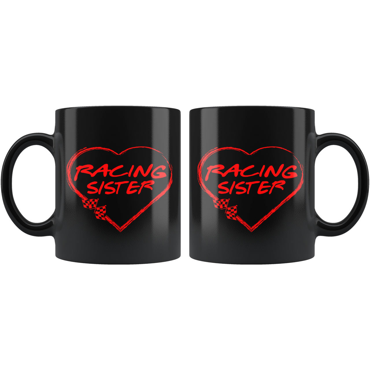 Racing Sister Heart Mug!