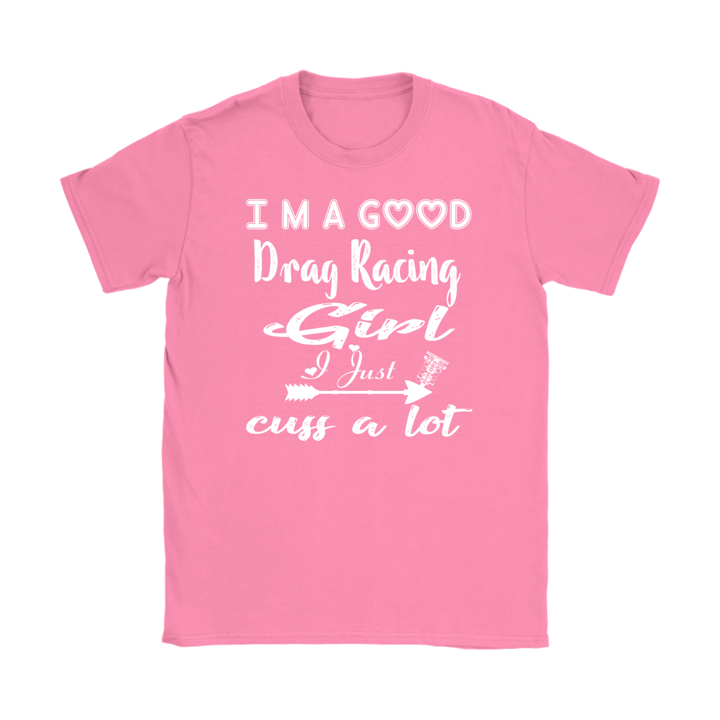 drag racing women's t-shirts