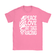 dirt track racing girl t-shirts