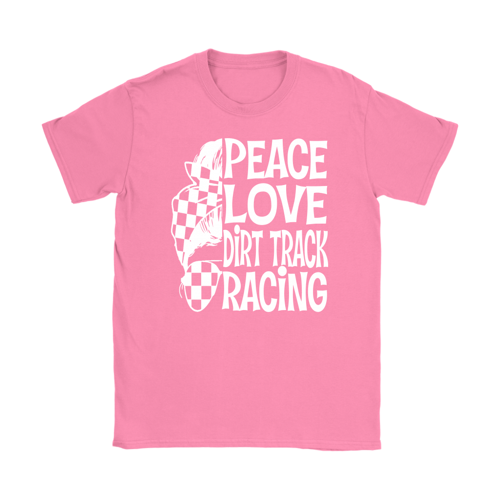 dirt track racing girl t-shirts