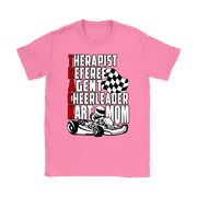 go Kart racing mom t-shirts