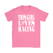 racing girl t-shirts