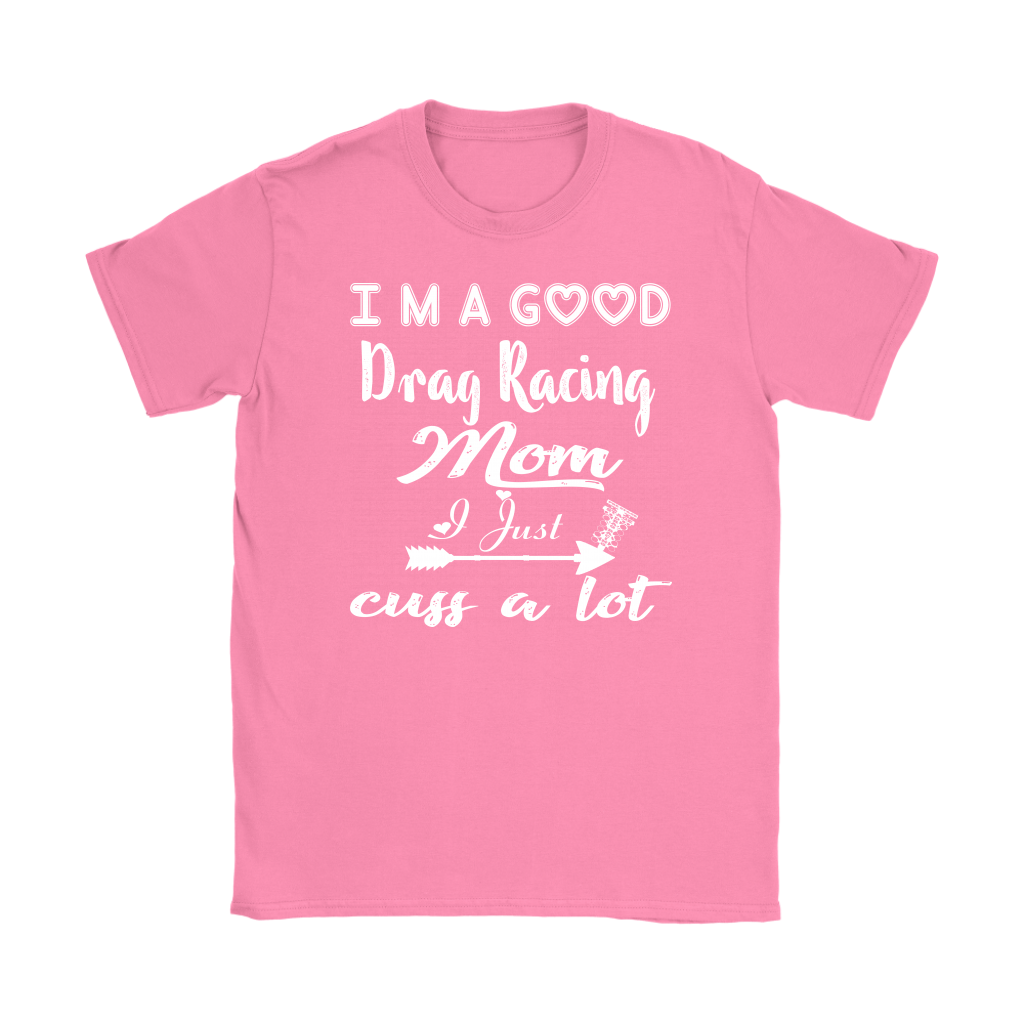 drag racing women's t-shirts