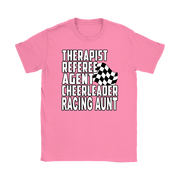 racing aunt t-shirts