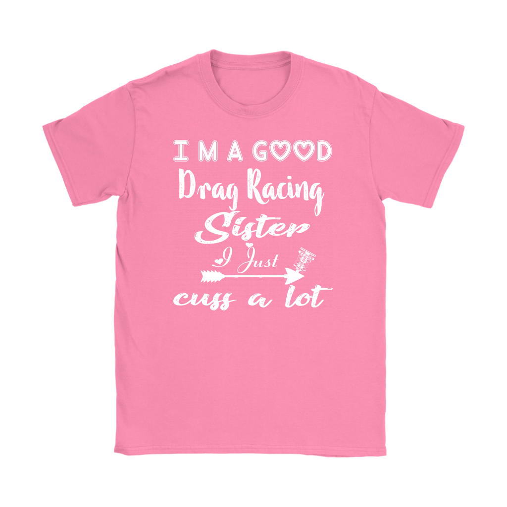 drag racing women's t-shirts