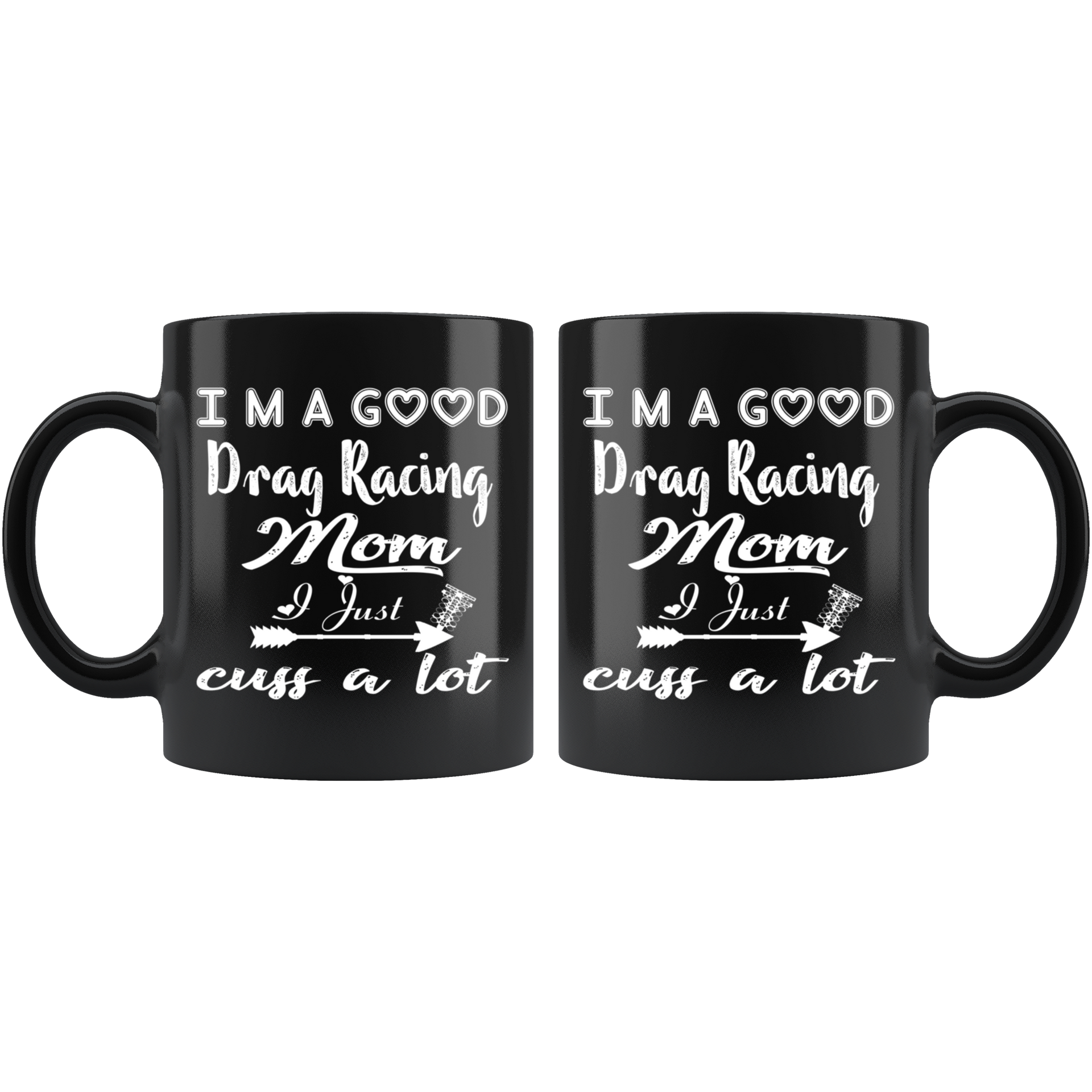 drag racing mom mug