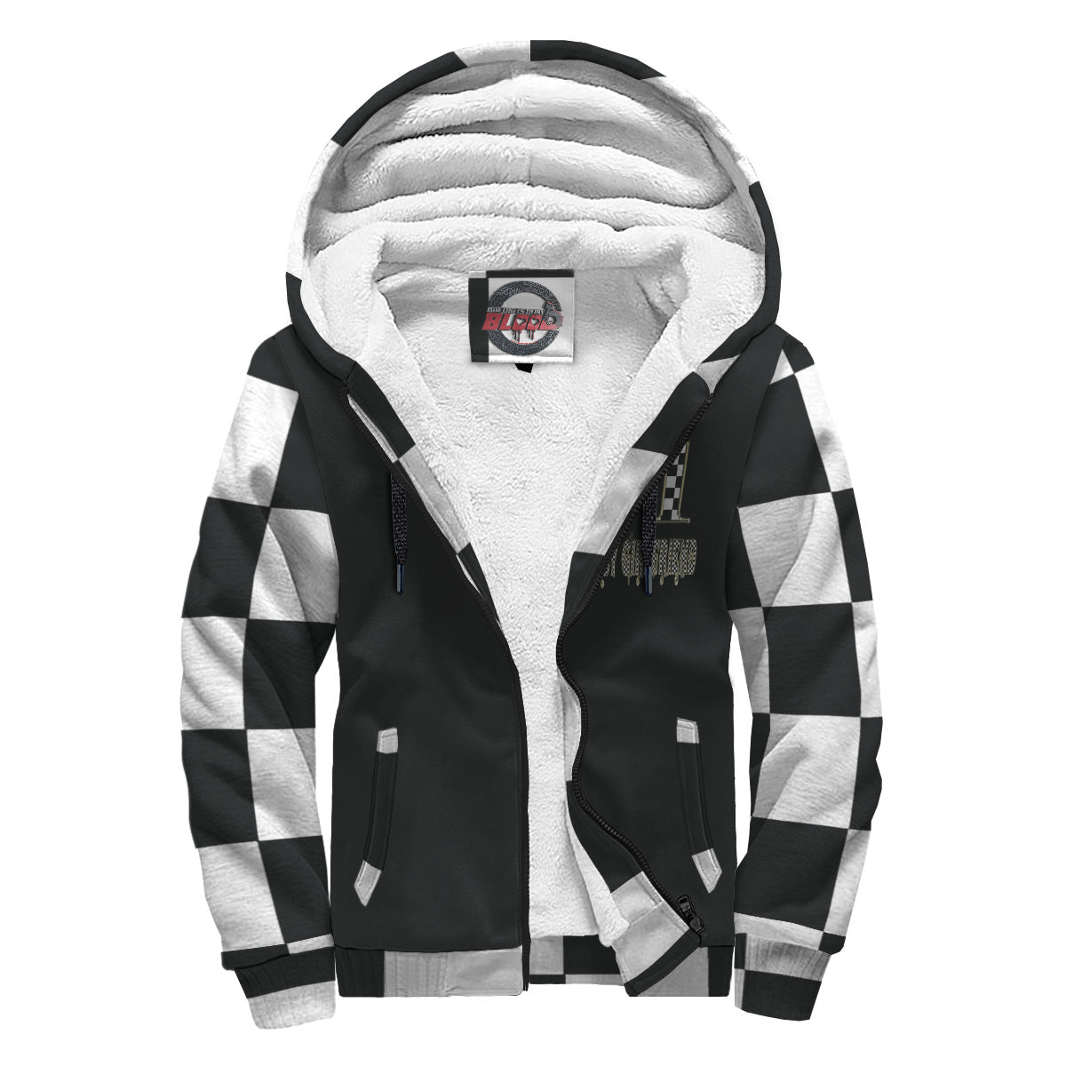 Custom Derby Girlfriend AOP Sherpa Jacket N71