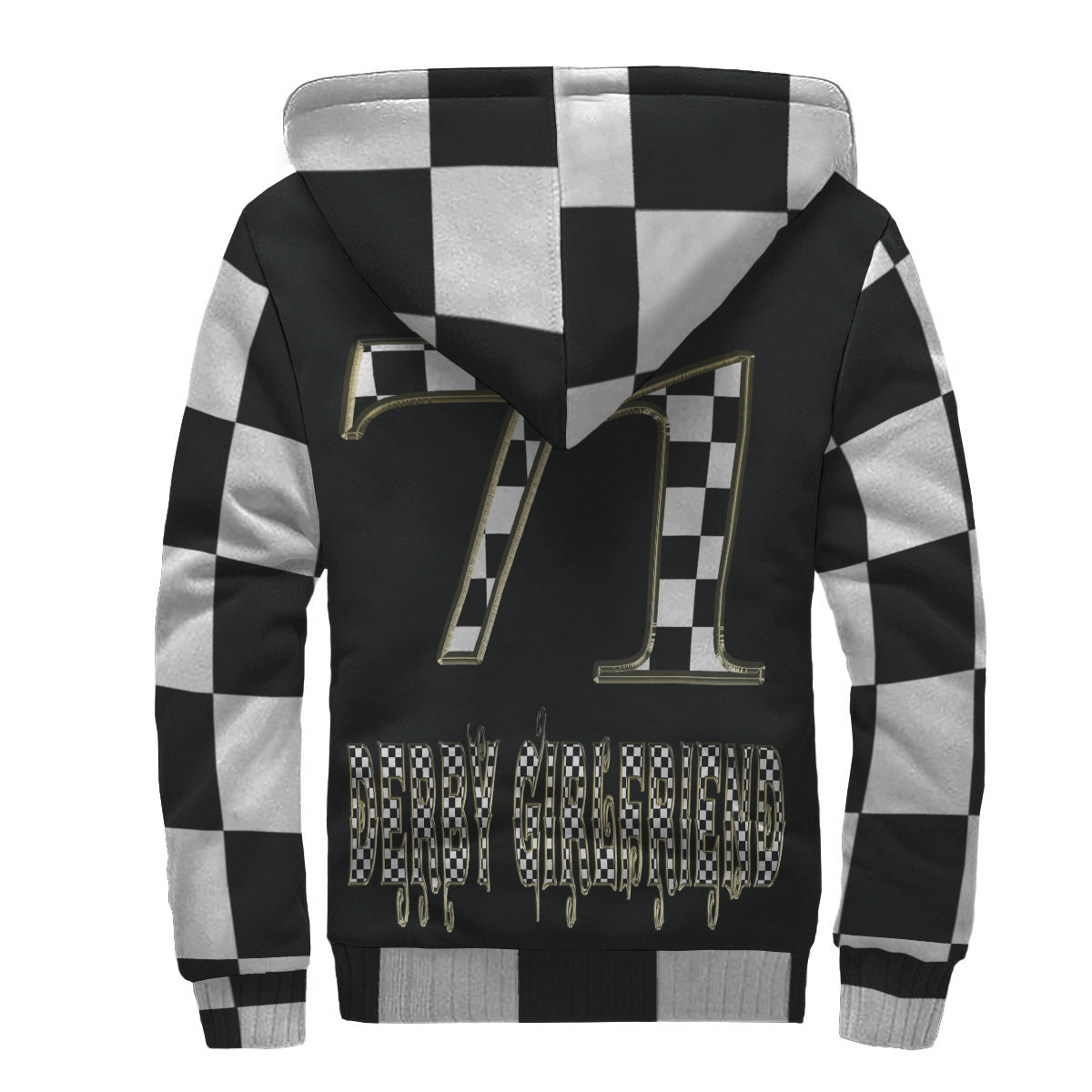 Custom Derby Girlfriend AOP Sherpa hoodie
