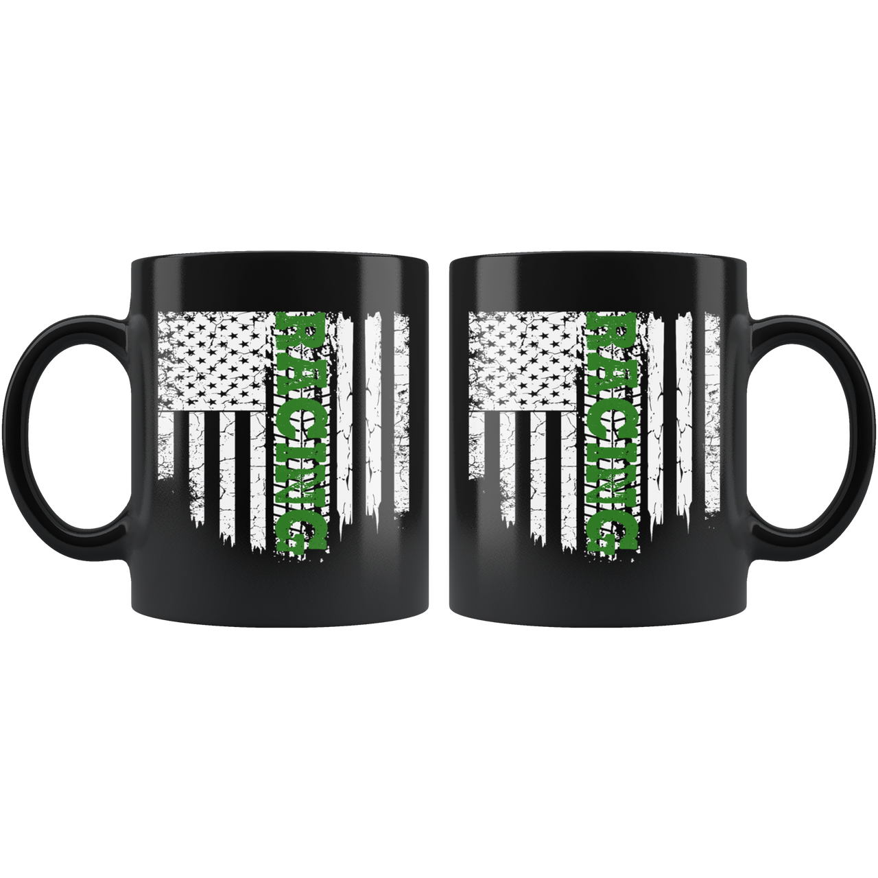 Racing US Flag GreenV Mug!