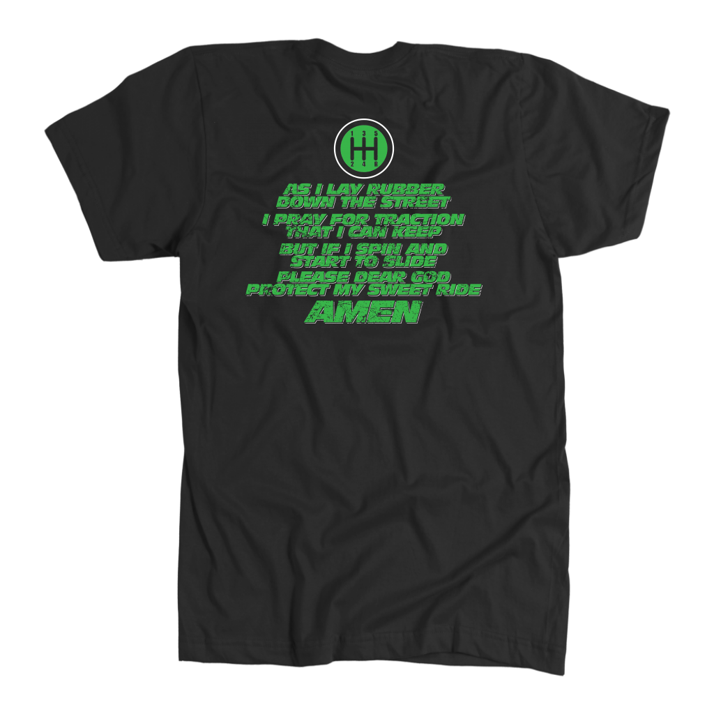 racing prayer t-shirt