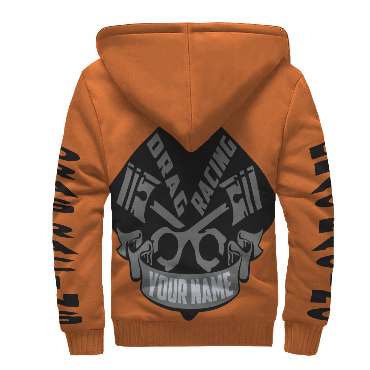 Custom Drag Racing AOP Sherpa Hoodie