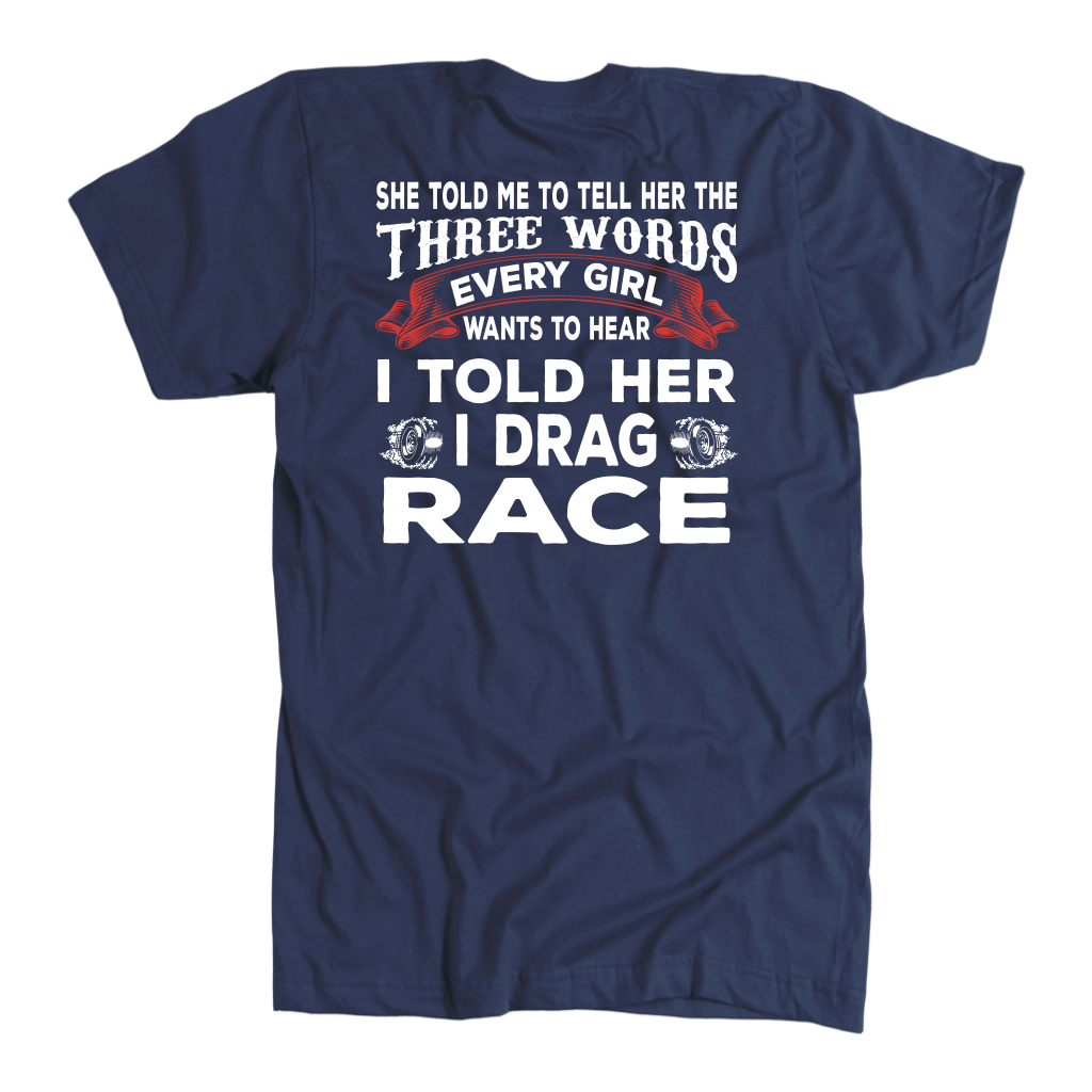 drag racing men's t-shirts