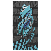 sprint car racing beach towel