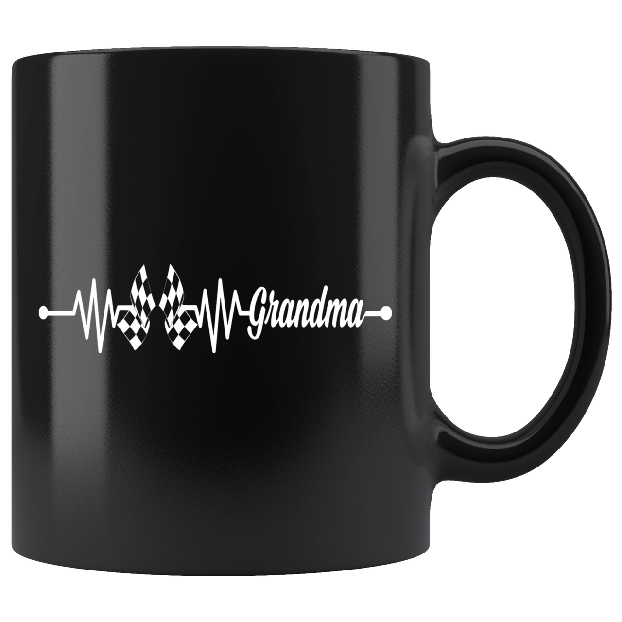 Racing Grandma Heartbeat Mug!