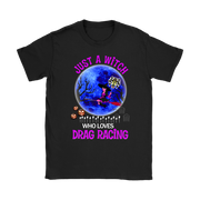 A cute and sassy kids' apparel design featuring the text "Sorry Boys My Dad Will Build Me A Faster Car Than Yours" with drag racing graphics, printed on high-quality baby bodysuits, toddler tees, and youth hoodies.