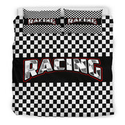 Racing Checkered Flag Bedding Set