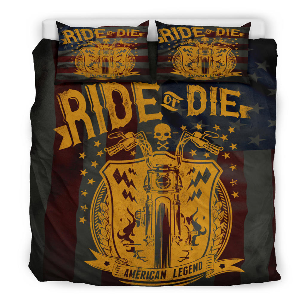 Ride Or Die USA Bedding Set