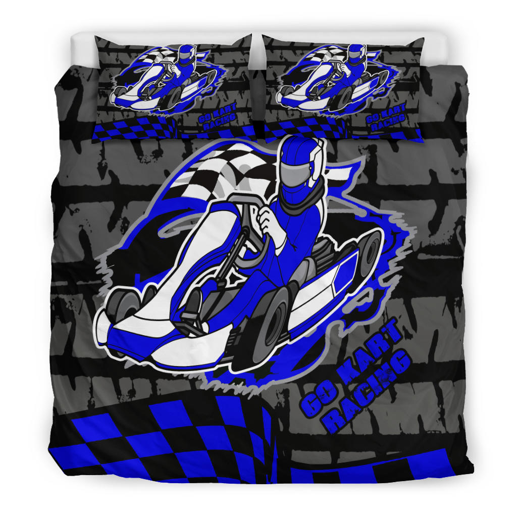 Go-kart racing bedding set