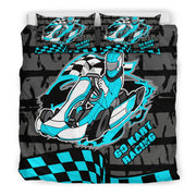 Go-kart racing bedding set