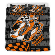 Go-kart racing bedding set