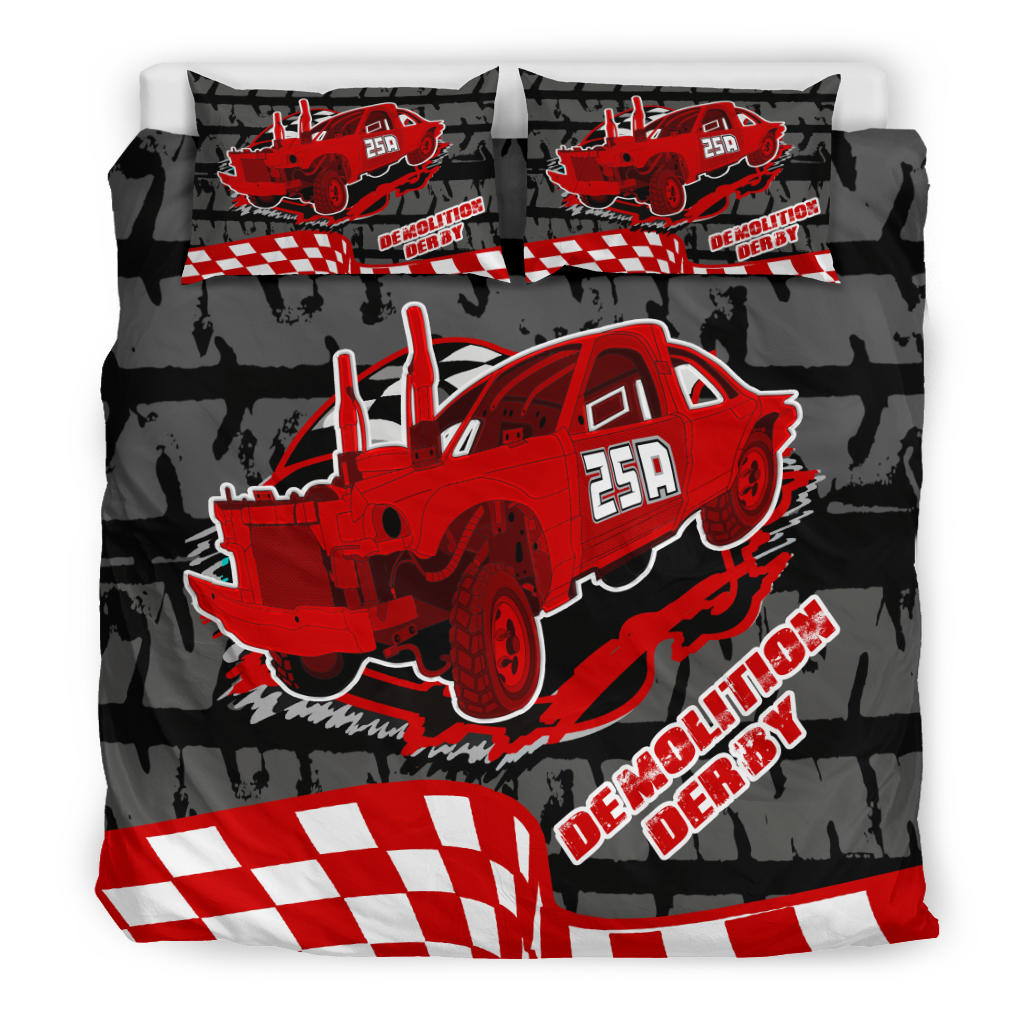 Custom demolition derby bedding