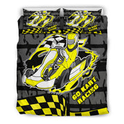 Go-kart racing bedding set