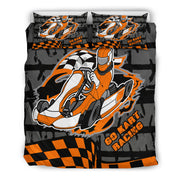 Go-kart racing bedding set