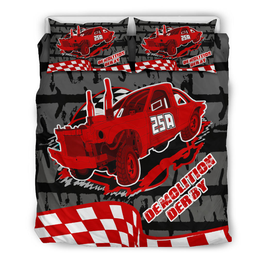 Custom demolition derby bedding