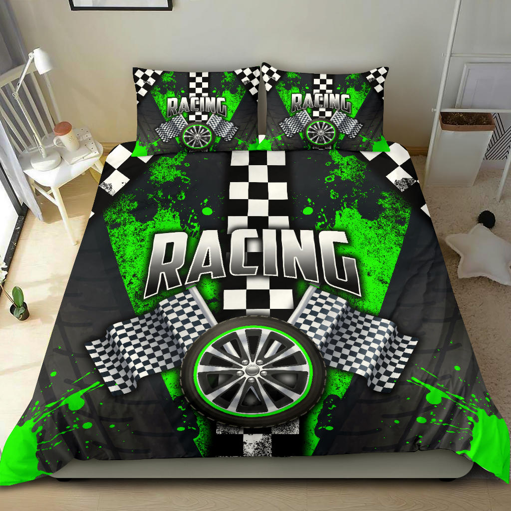 Racing Pistachio Bedding Set