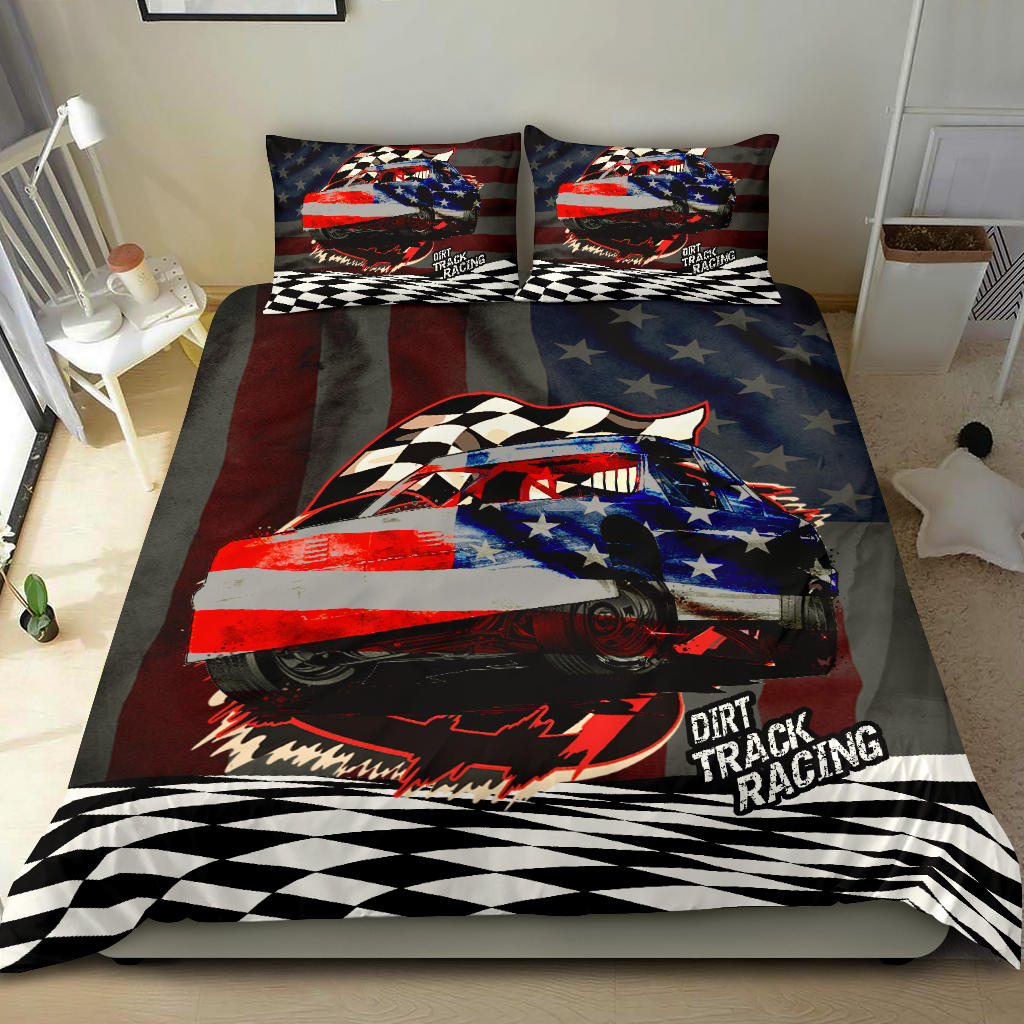 USA Street Stock Race Car Bedding Set