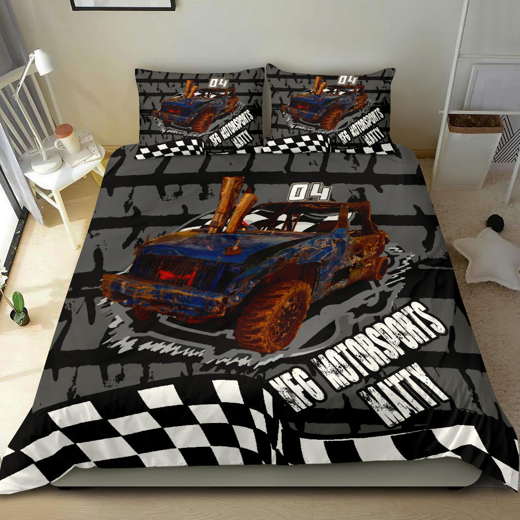 Custom demolition derby bedding set NFG Motorsports 04 Matty