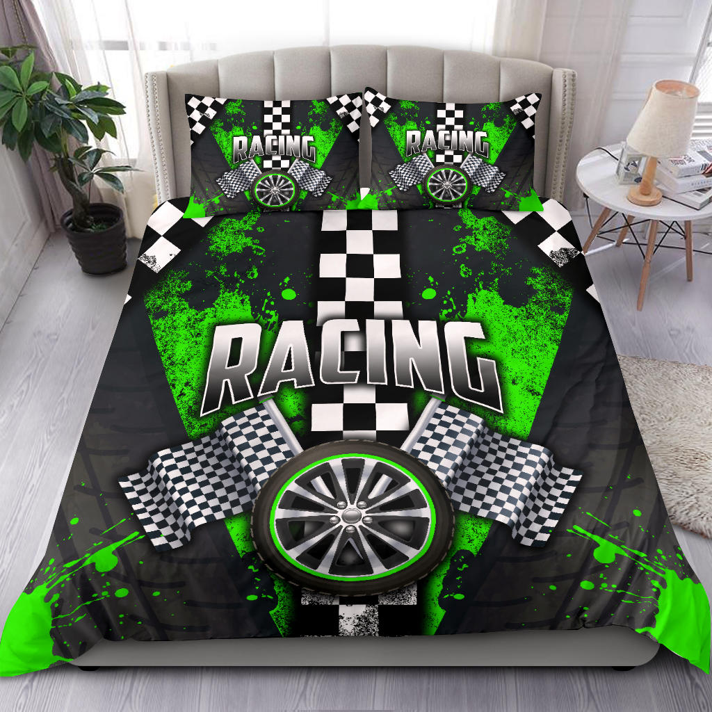 Racing Pistachio Bedding Set