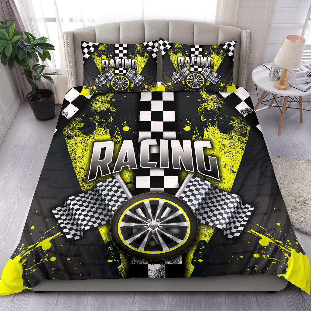 Racing Yellow Bedding Set