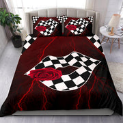 Racing Thunder Lips Kiss Bedding Set